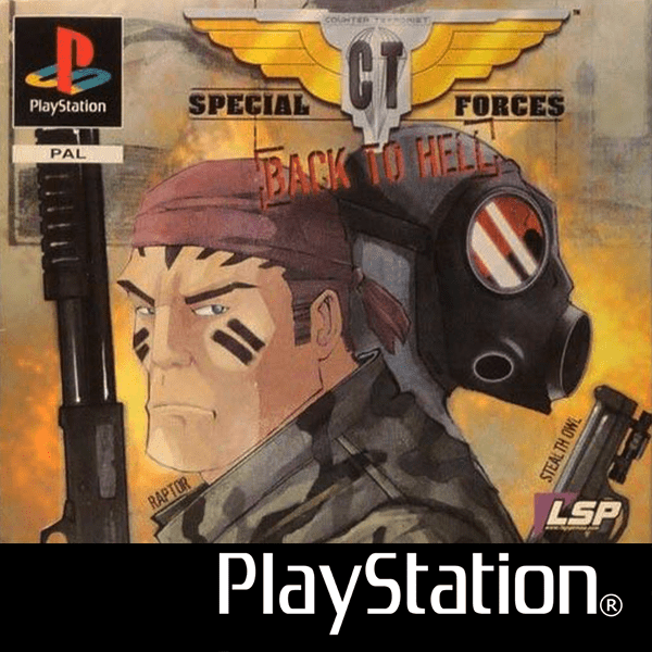 CT Special Forces box art for Playstation